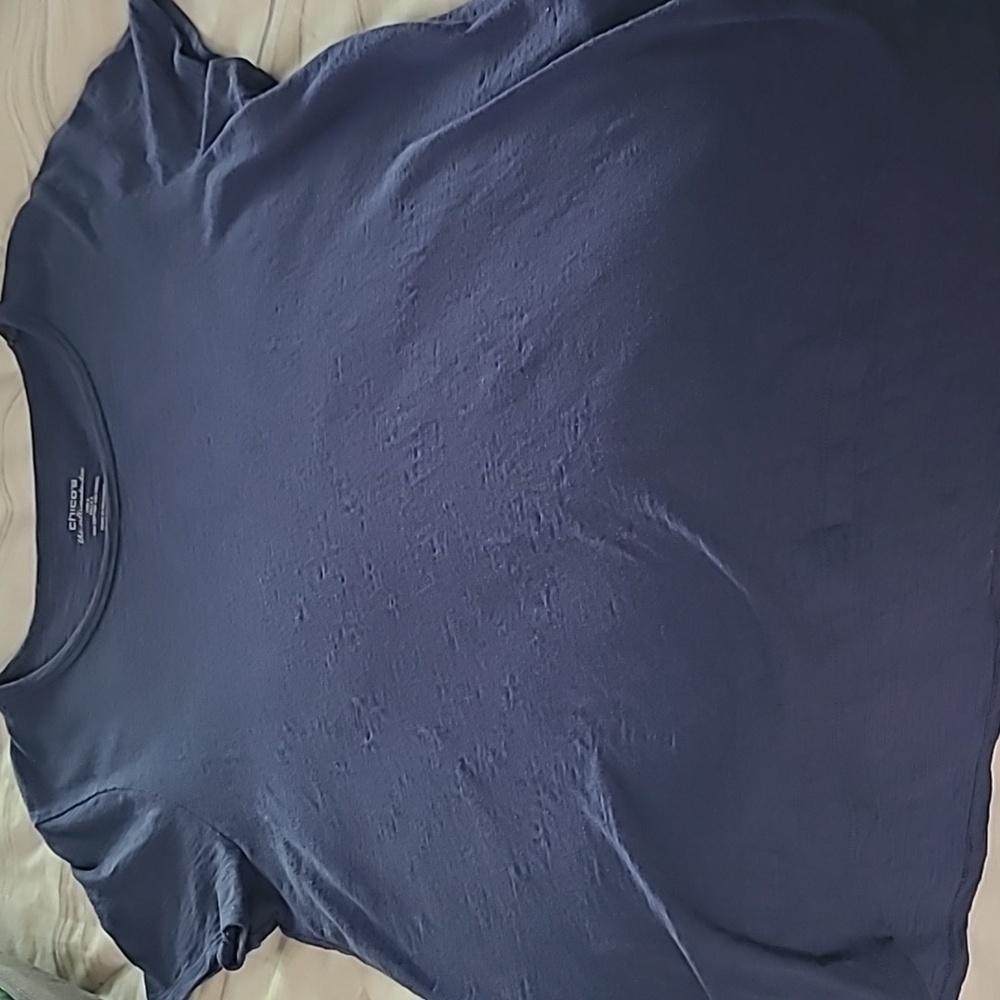 Chico's Ultimate Tee, Slate Blue sz 3
